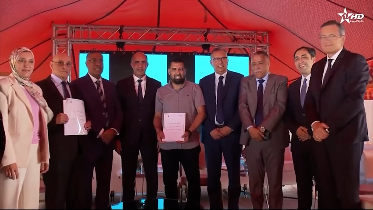 بحضور الميلودي المخارق و الصابري توقيع إتفاقية جماعية بين الاتحاد المغربي للشغل وشركة أميتيك المغرب