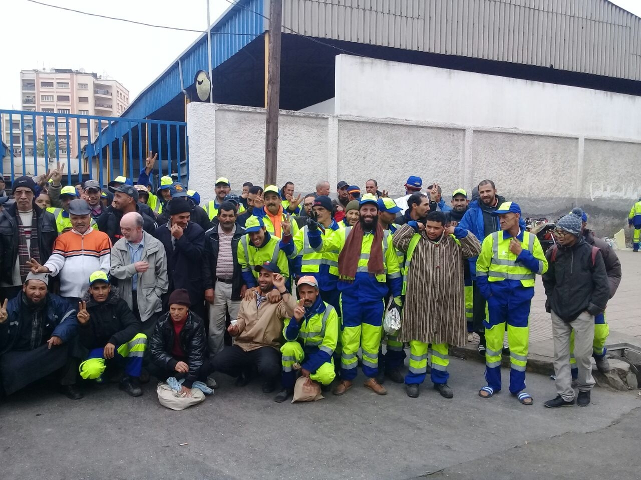 اضراب ناجح لعمال النظافة بمدينة الدار البيضاء