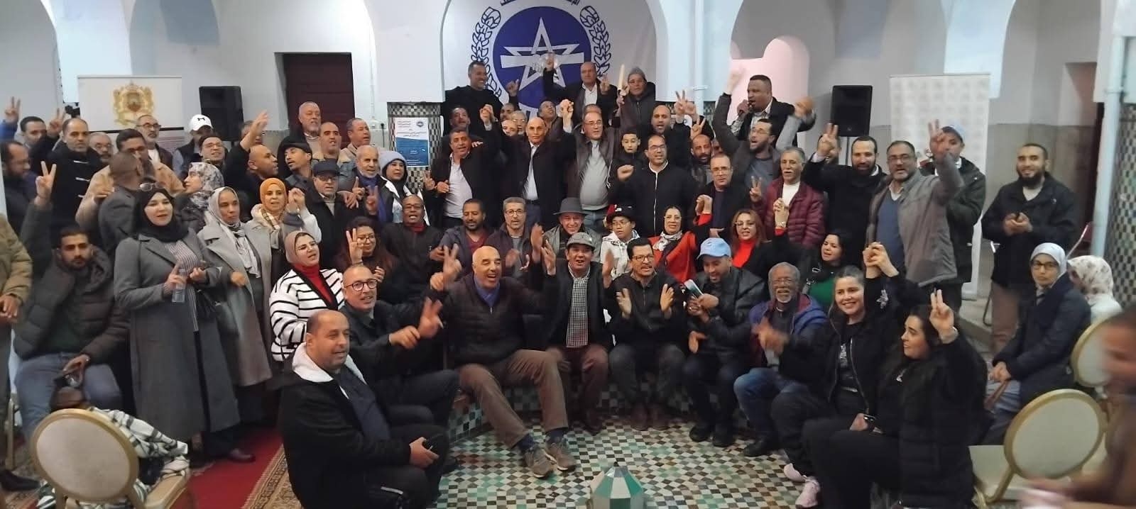 الاتحاد المحلي لعين الشق الحي الحسني ينتخب هياكله النقابية 
